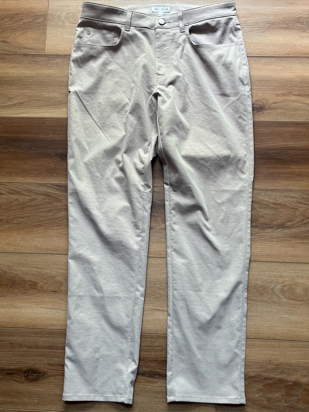 Peter Millar EB66 5 pocket chino performance khaki golf pants 32x30 *READ!